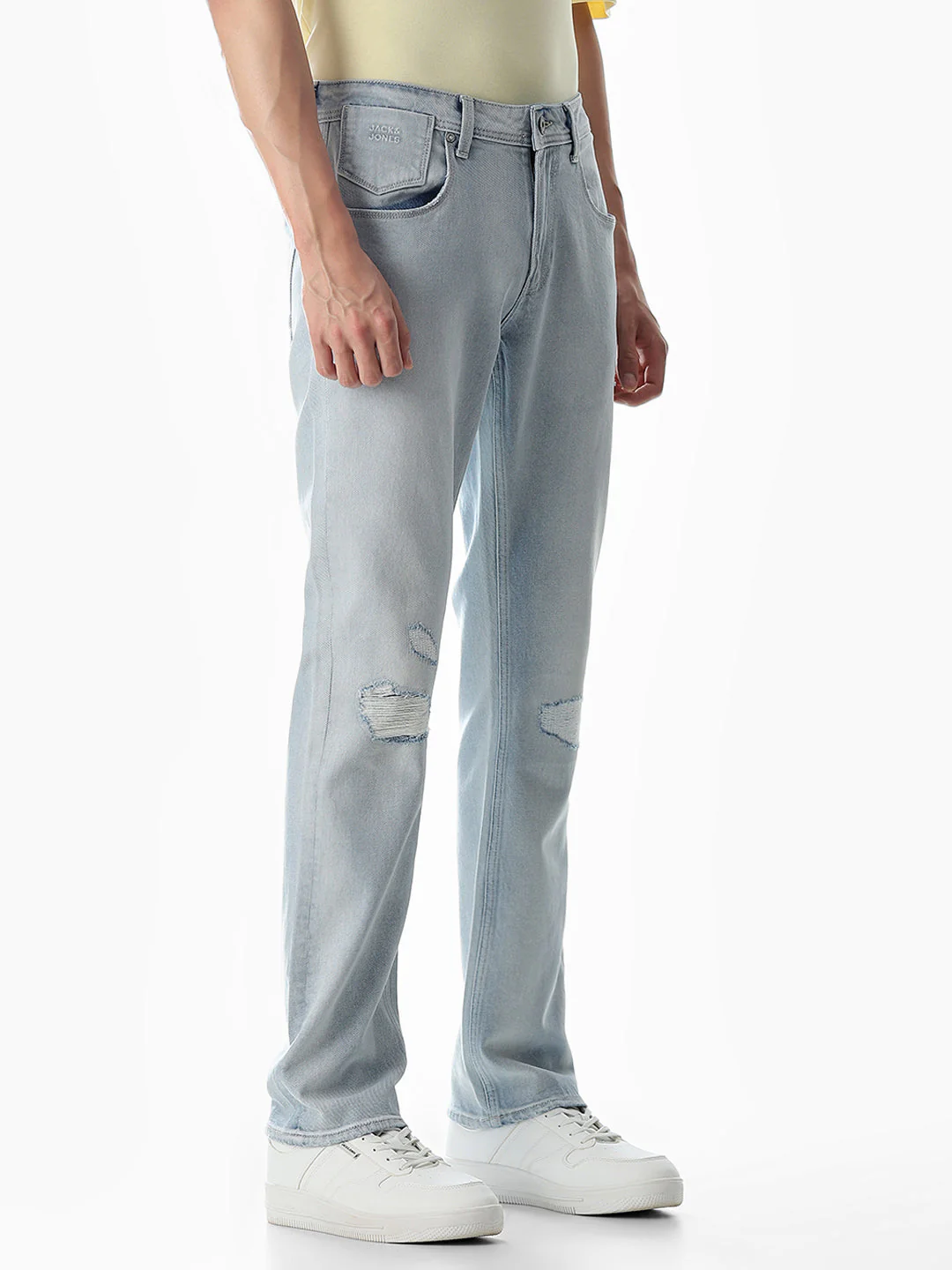 Mildly Distressed Clark Regular Fit Jeans - Image 2