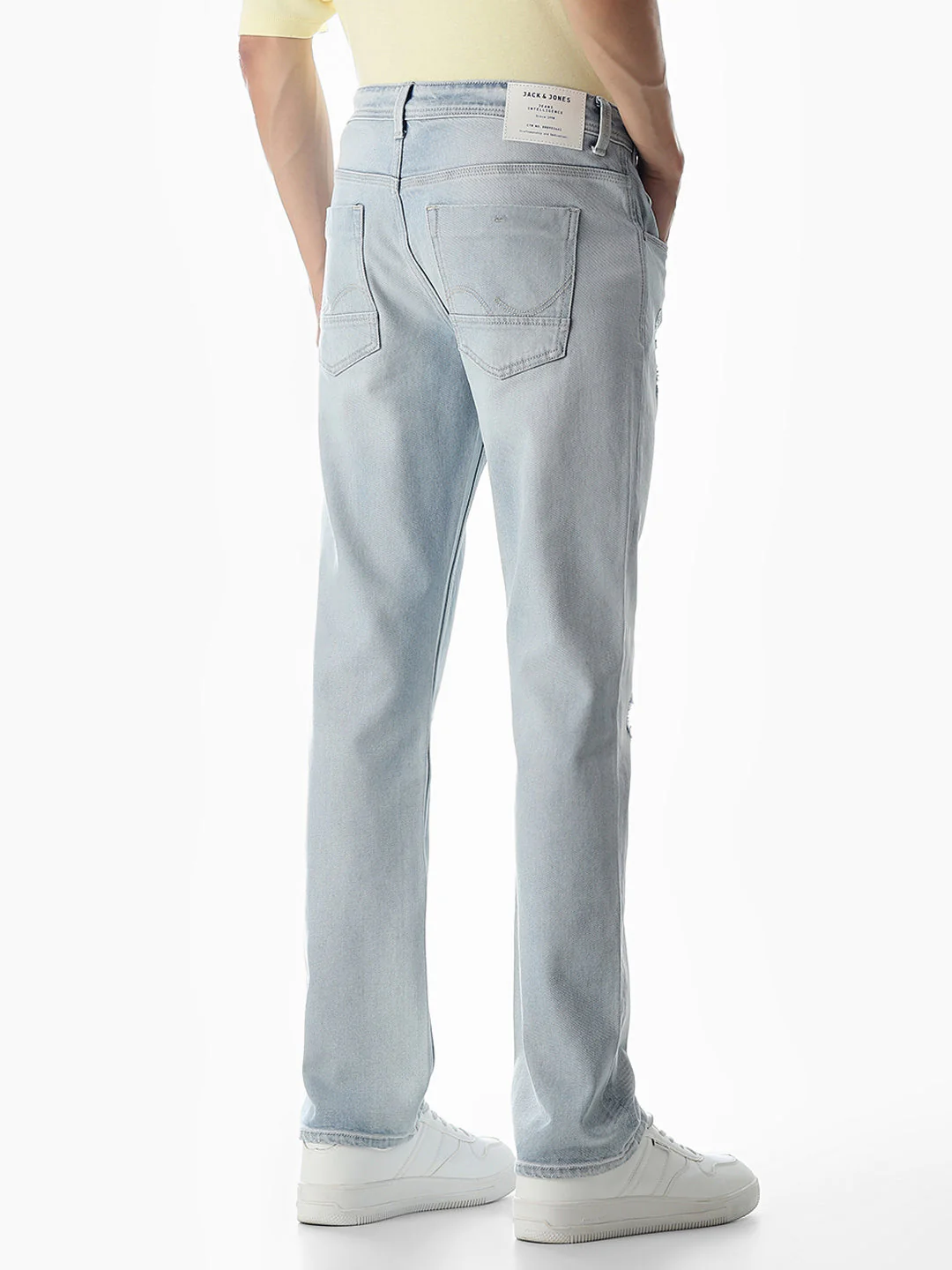 Mildly Distressed Clark Regular Fit Jeans - Image 3