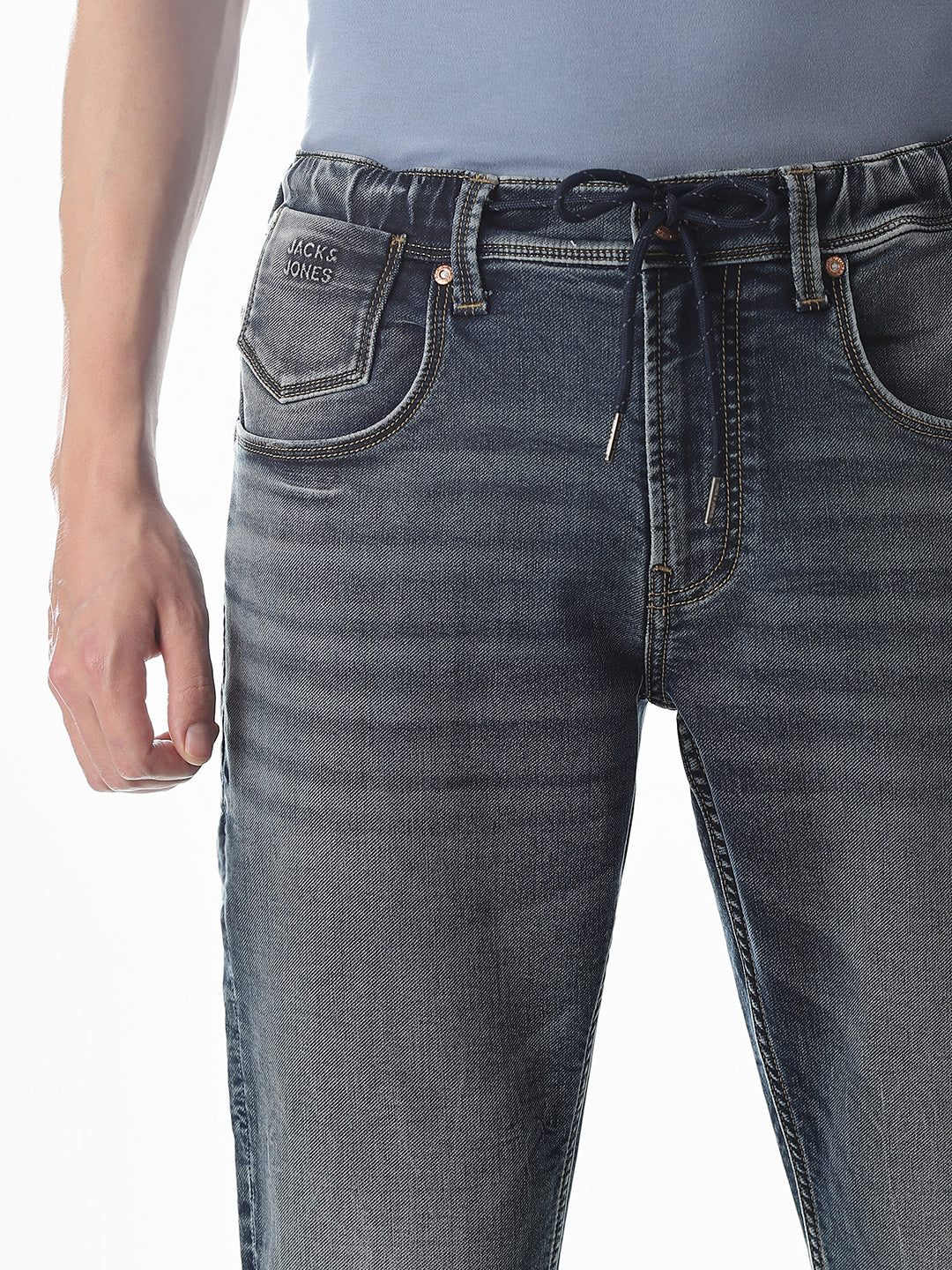 Mildly Washed Clark Regular Fit Jeans - Image 4