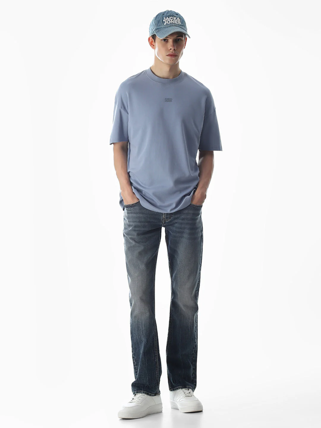 Mildly Washed Clark Regular Fit Jeans - Image 6