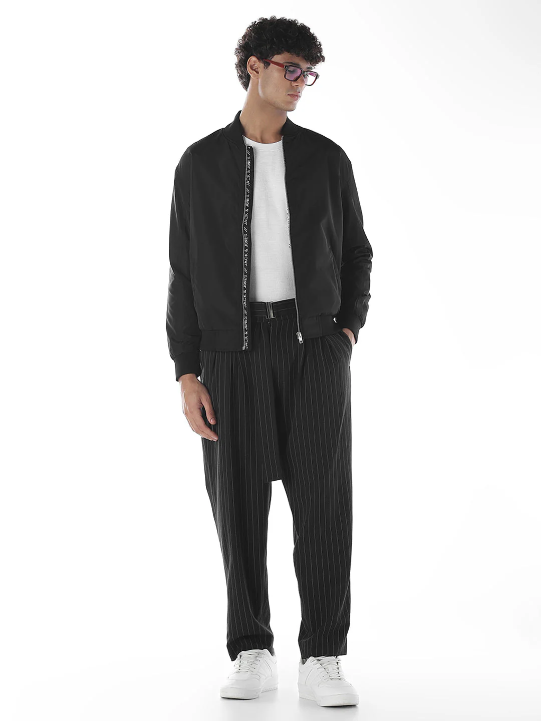 2 Pocket Zip-Up Bomber Jacket - Image 6