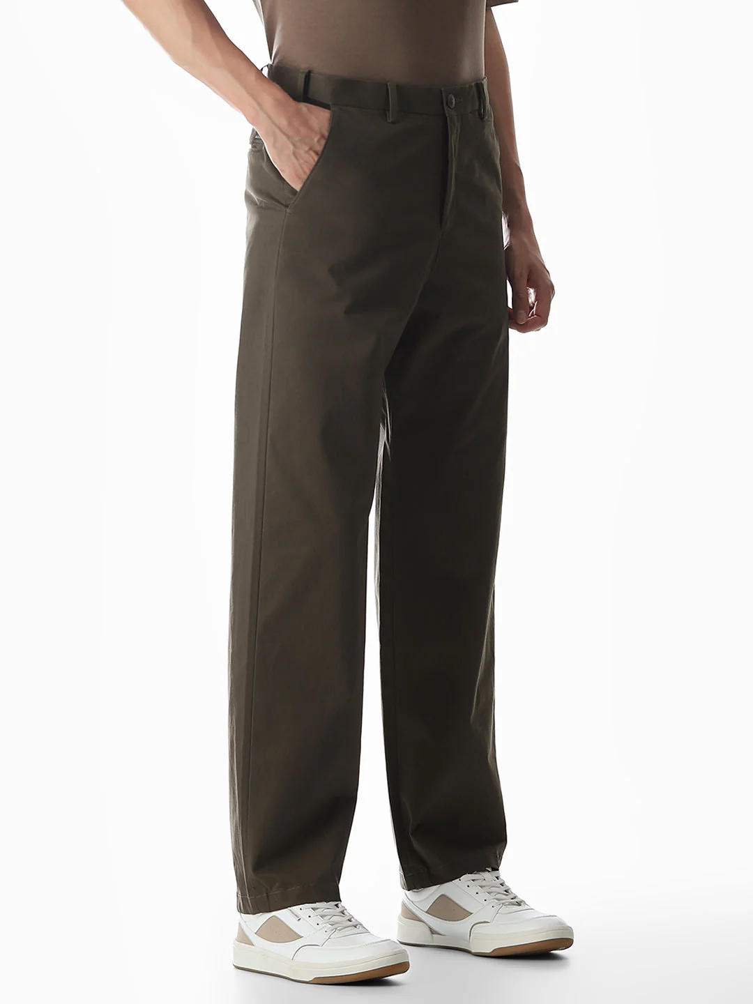 Regular Fit Mid Rise Pants - Image 2