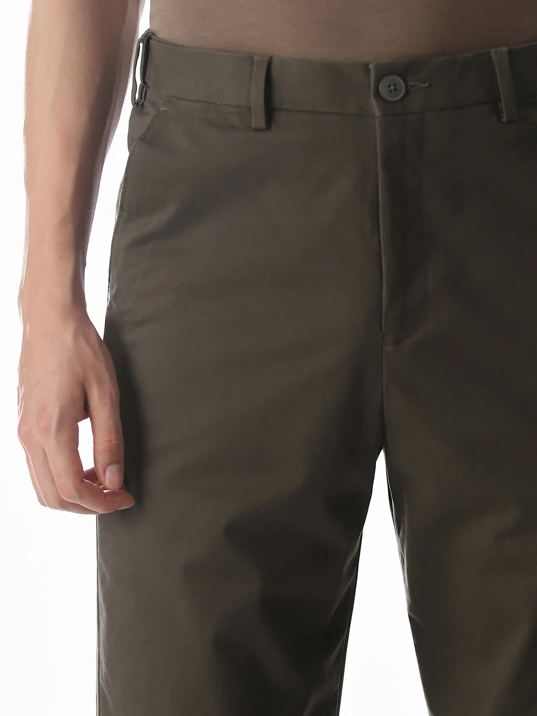 Regular Fit Mid Rise Pants - Image 4