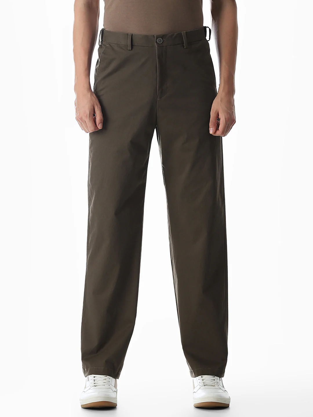 Regular Fit Mid Rise Pants - Image 8