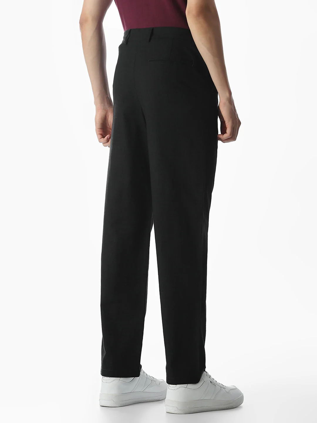 Regular Fit Black Pants - Image 3