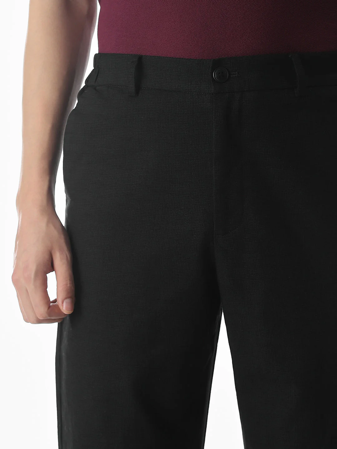 Regular Fit Black Pants - Image 4