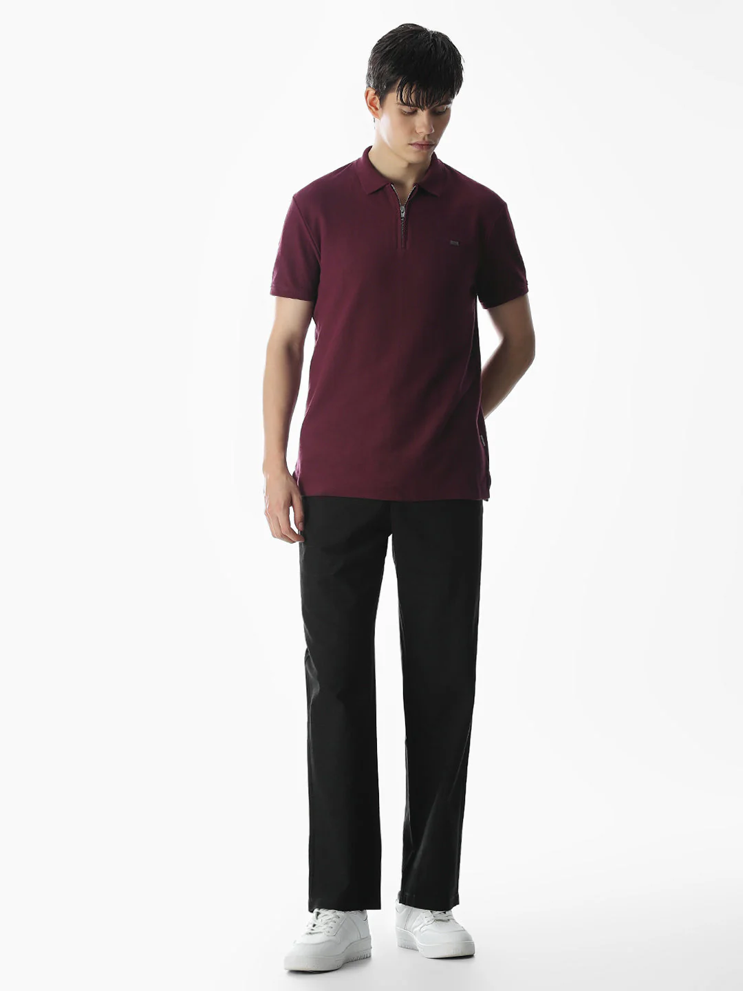 Regular Fit Black Pants - Image 6
