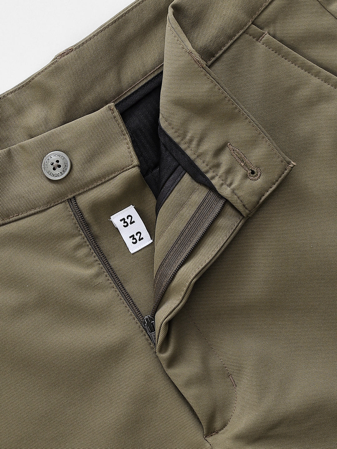4 Pocket Non-Stretch Chino Pants - Green - Image 5