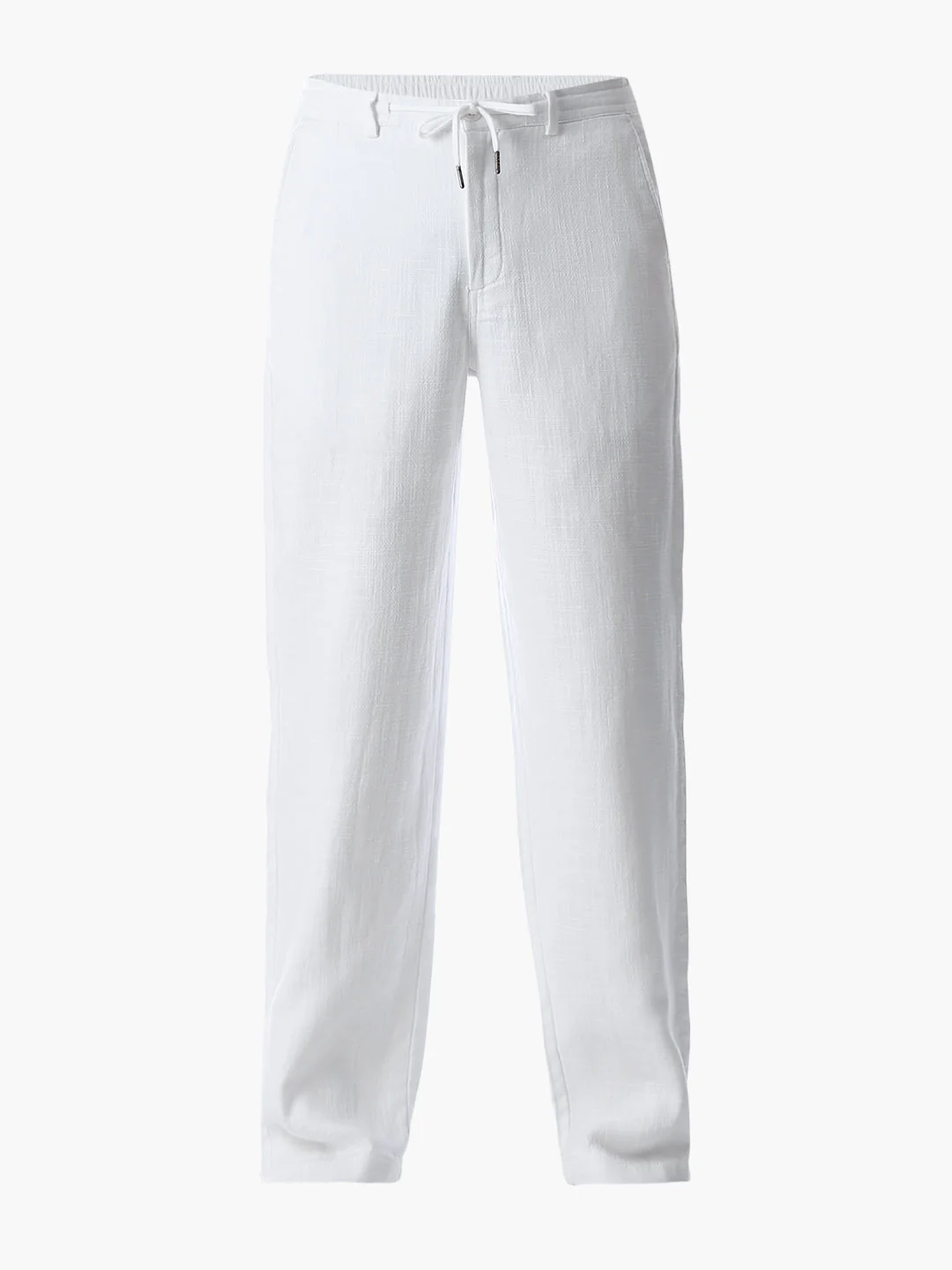 Cotton Regular Fit Chino Pants - White - Image 7