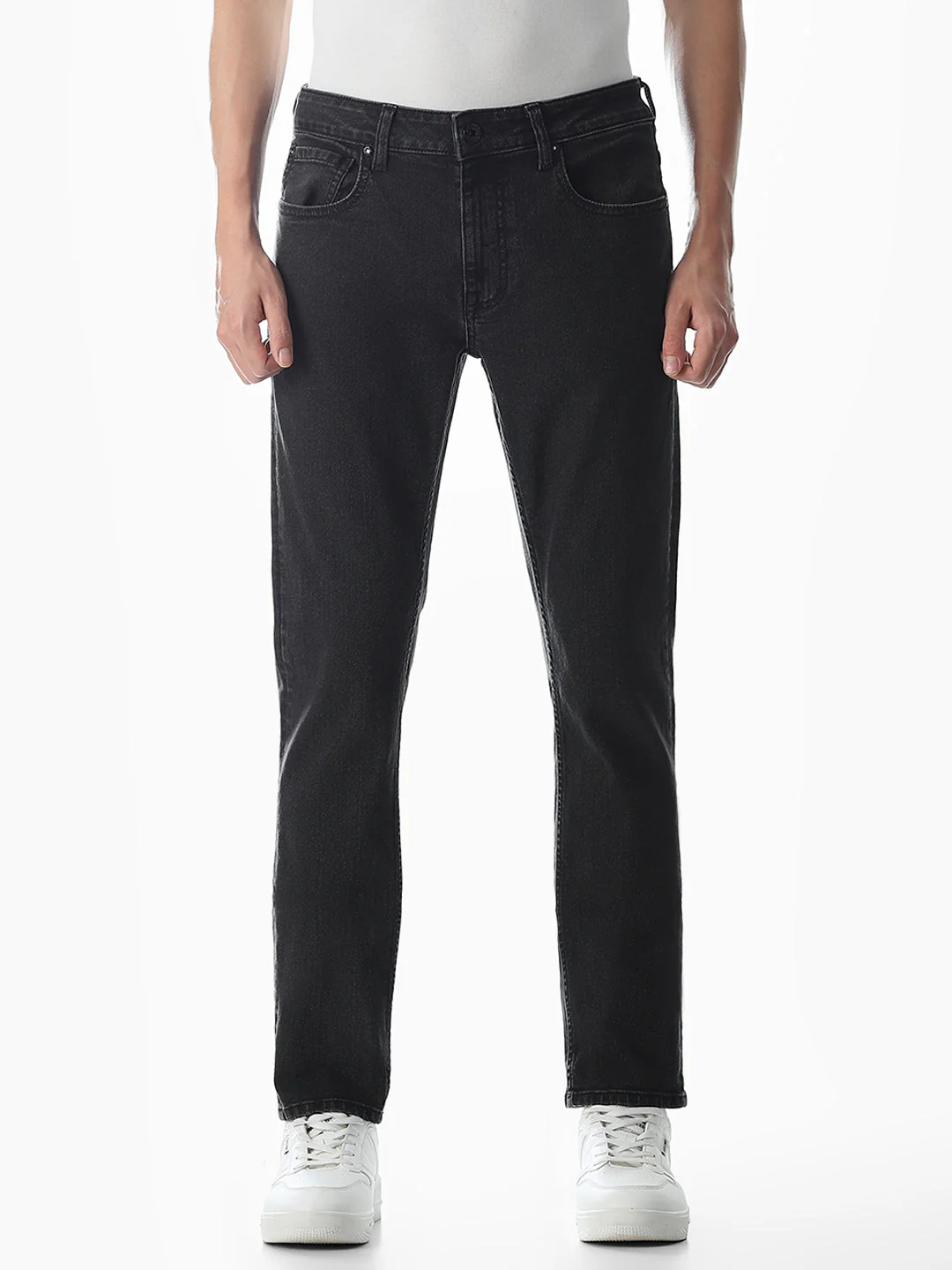 5 Pocket Ben Skinny Fit Jeans - Black - Image 8