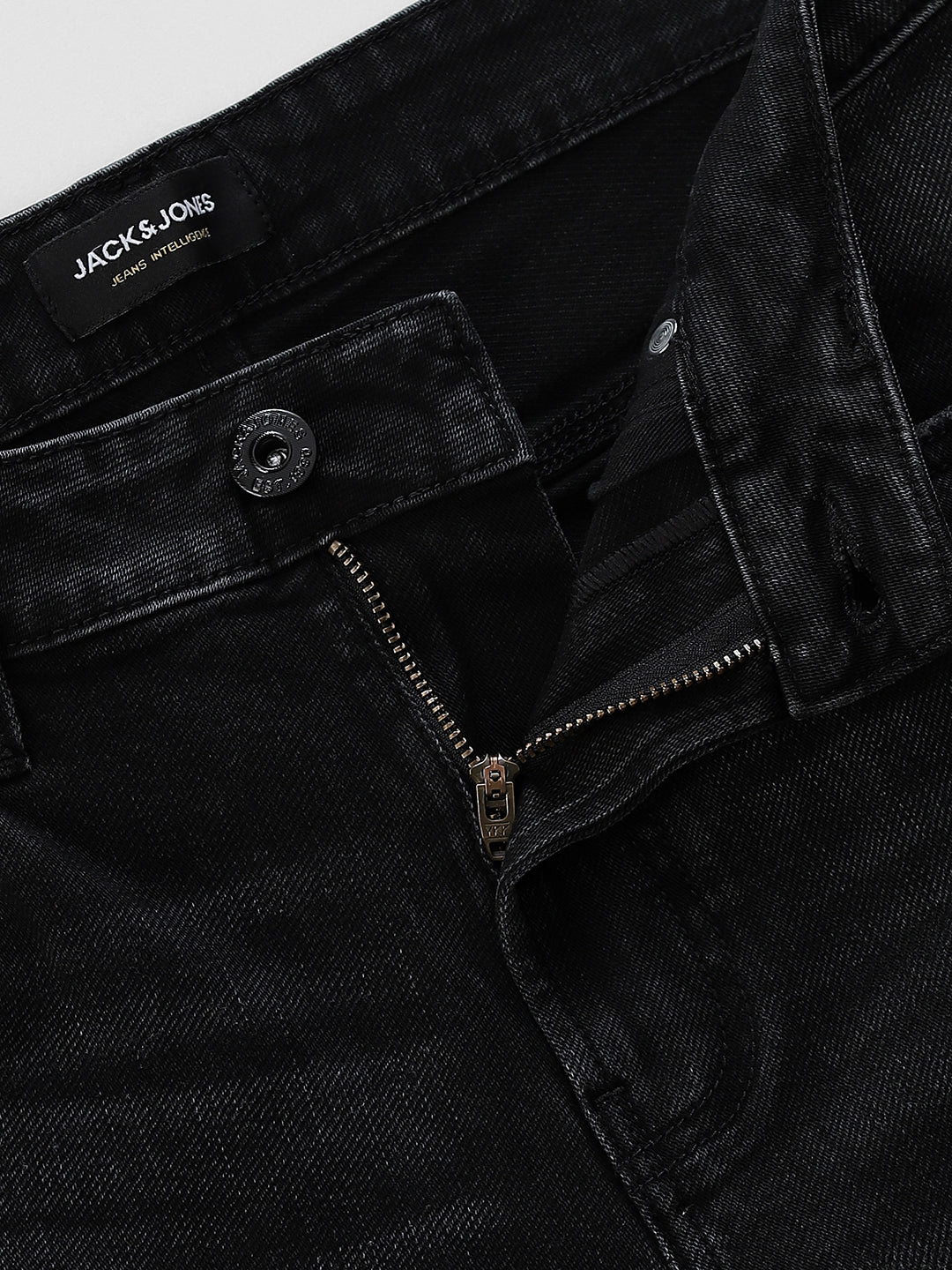 Distressed Clark Regular Fit Jeans - Black - Image 5