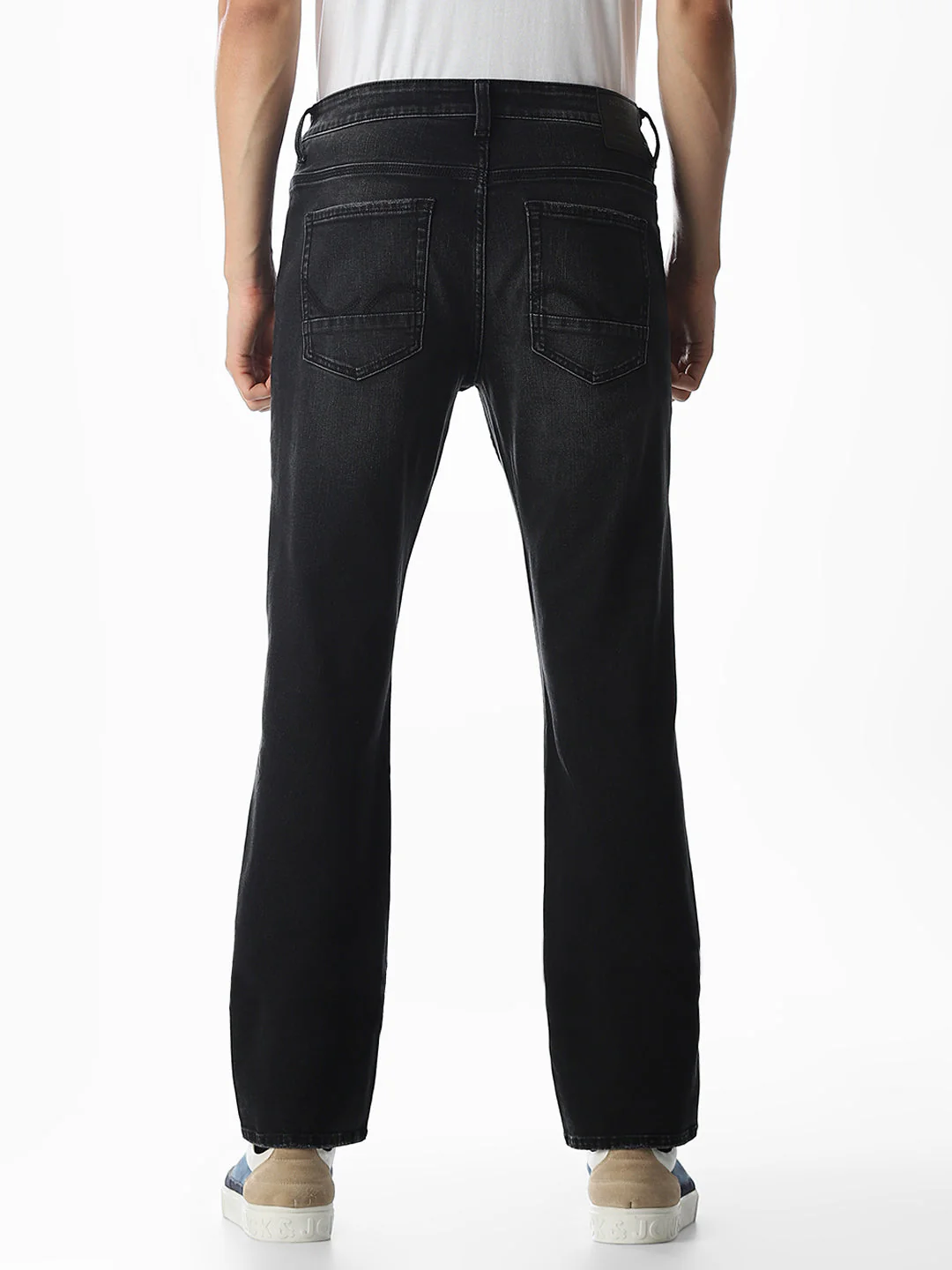 Distressed Clark Regular Fit Jeans - Black - Image 9
