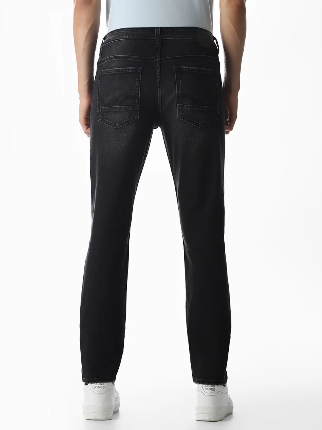 Distressed Glenn Slim Fit Jeans - Black - Image 9