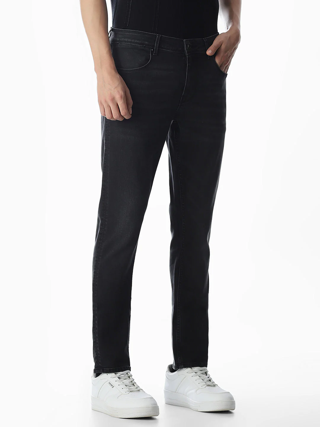 Glenn Slim Fit Jeans - Black - Image 2