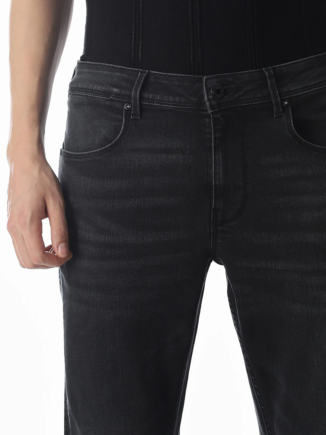 Glenn Slim Fit Jeans - Black - Image 4