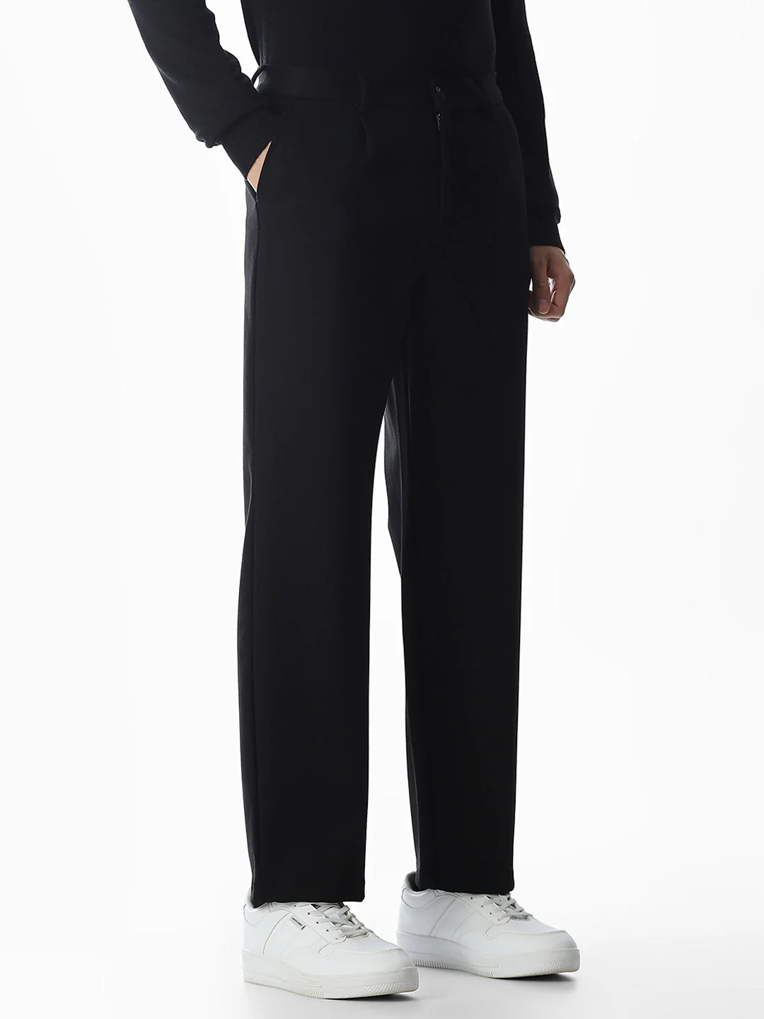 Black Loose Fit Pants - Image 2