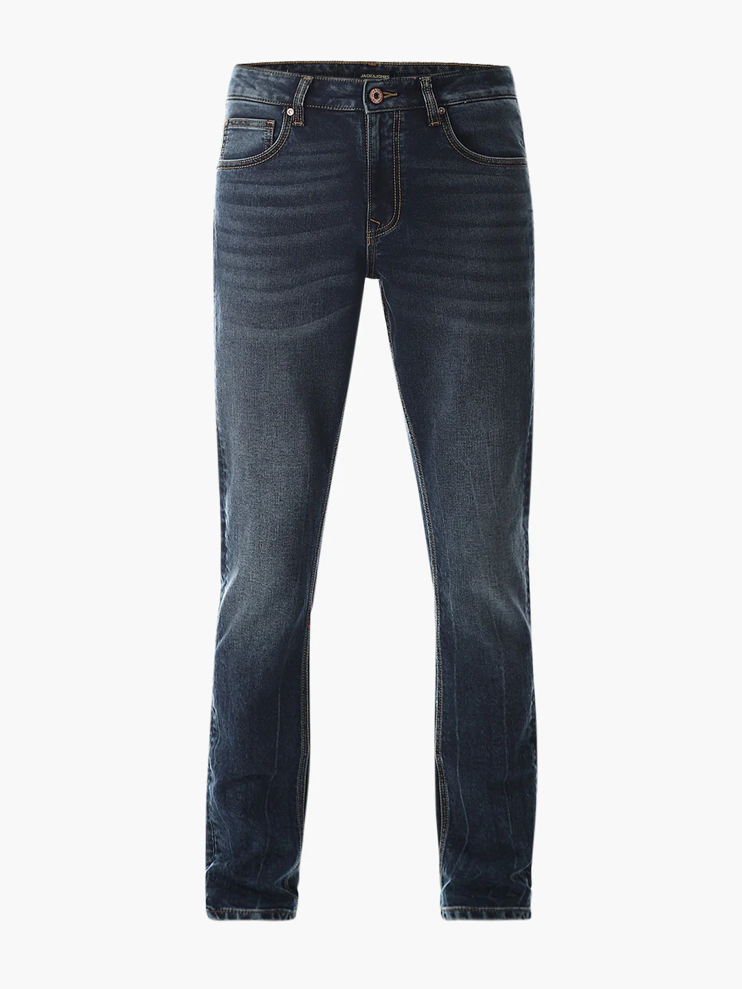5 Pocket Glenn Slim Fit Jeans - Medium Blue - Image 7