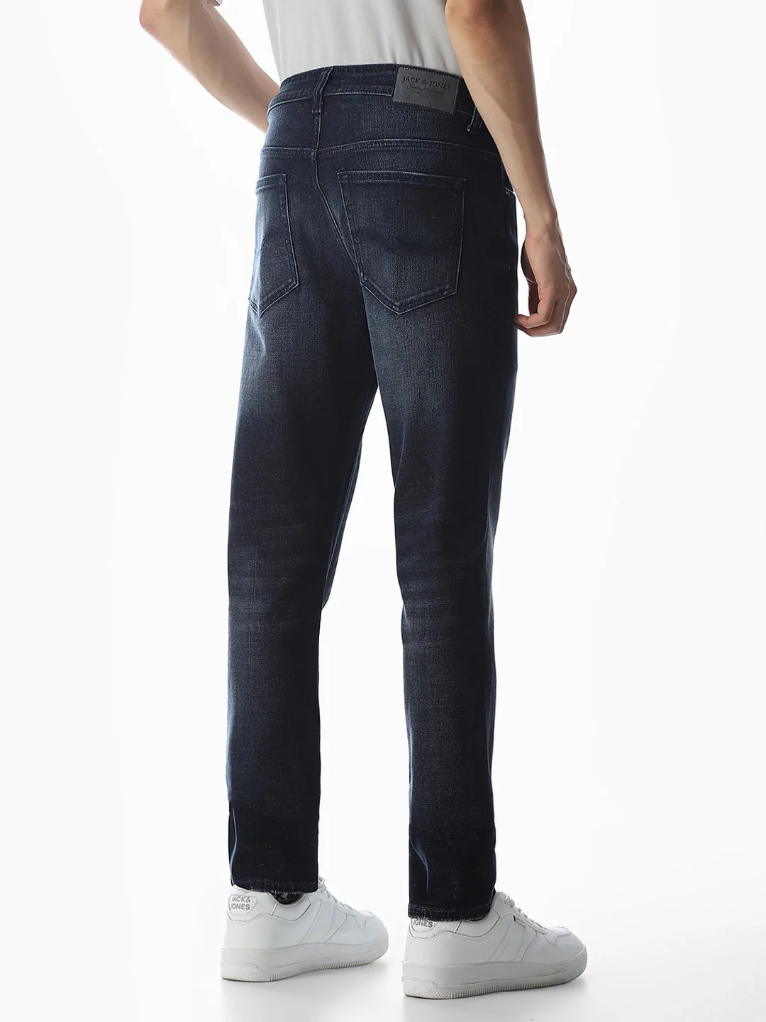 5 Pocket Ben Skinny Fit Jeans - Dark Blue - Image 3