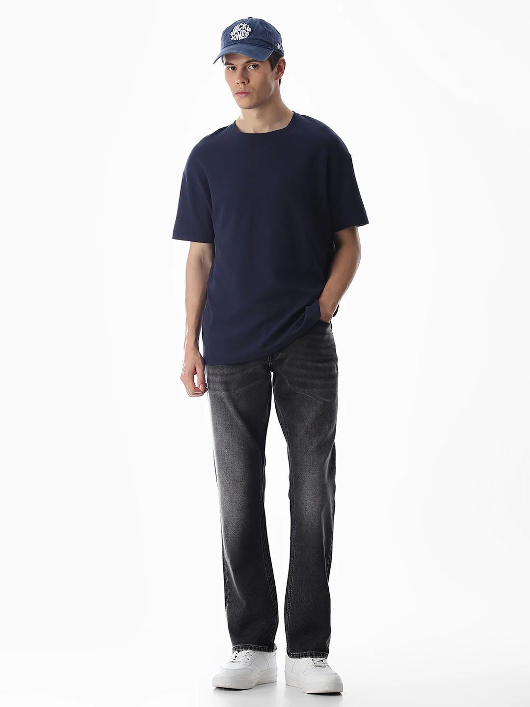 Dark Grey Clark Regular Fit Jeans - Image 6