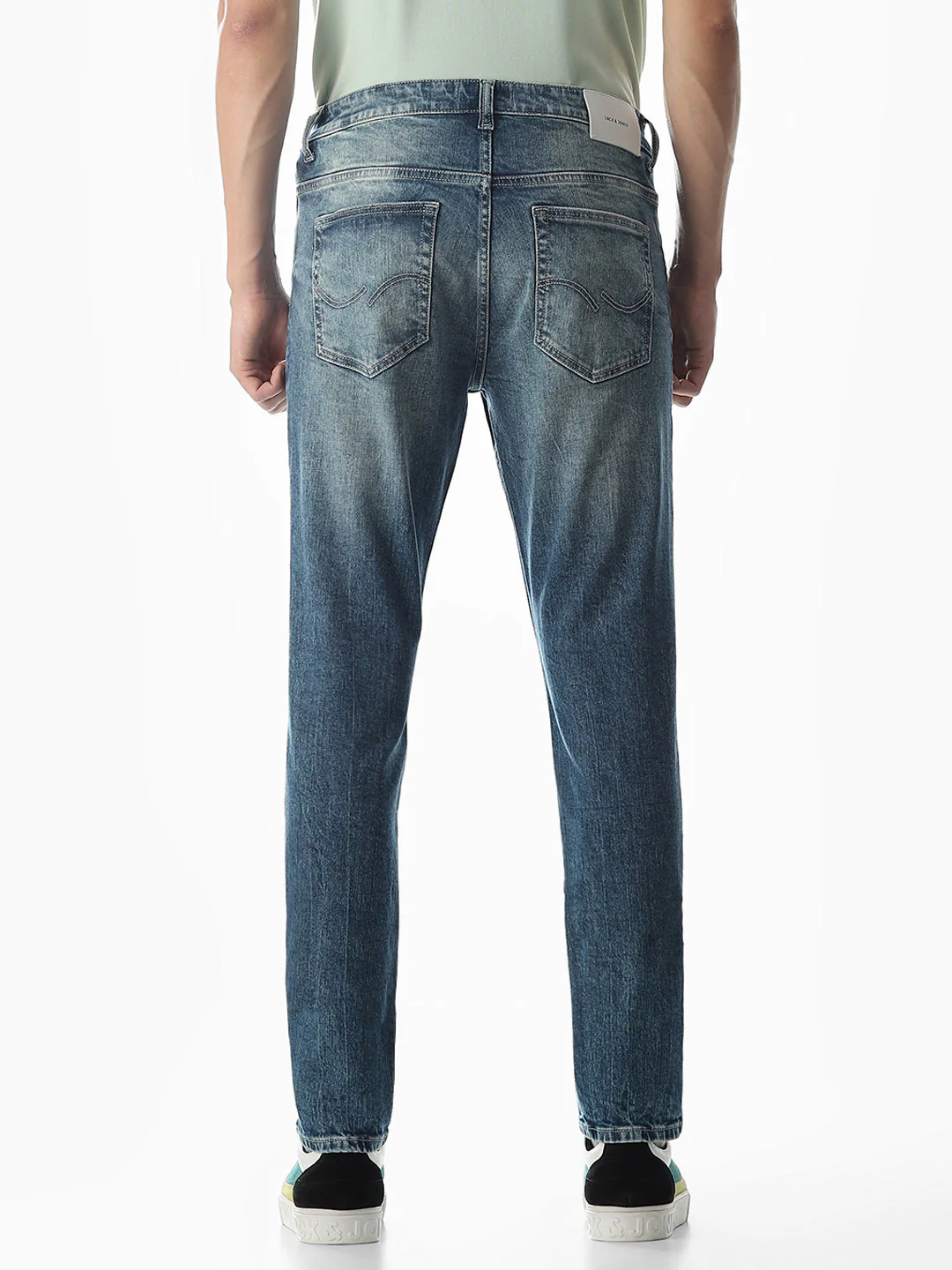 5 Pocket Ben Skinny Fit Jeans - Light Blue - Image 9