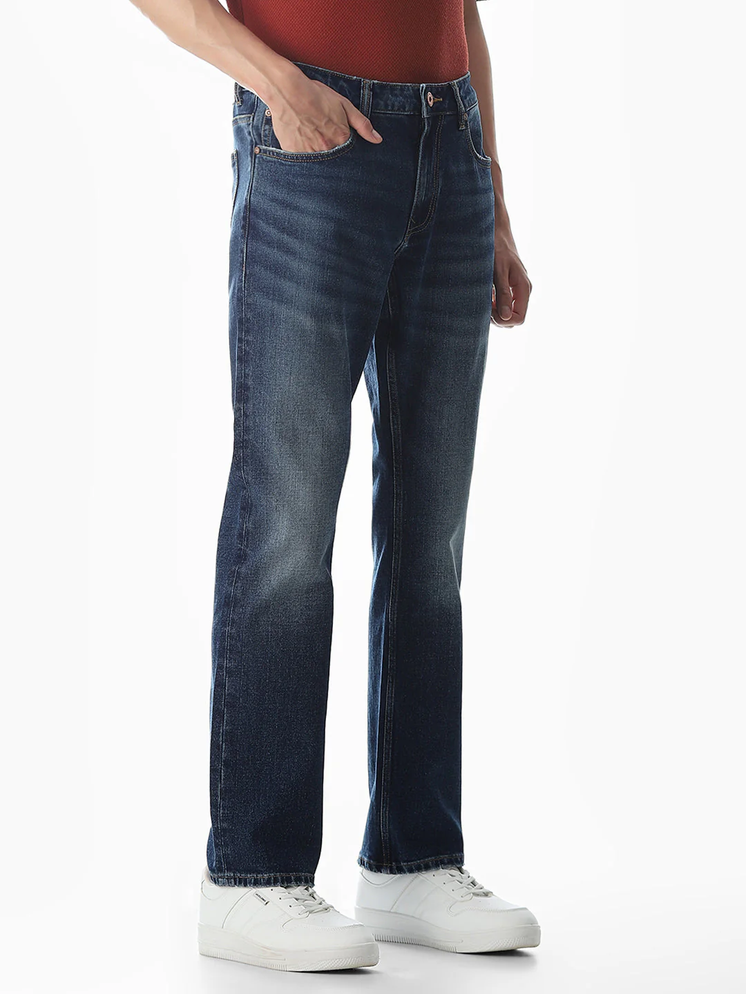 Clark Regular Fit Jeans - Medium Blue - Image 2