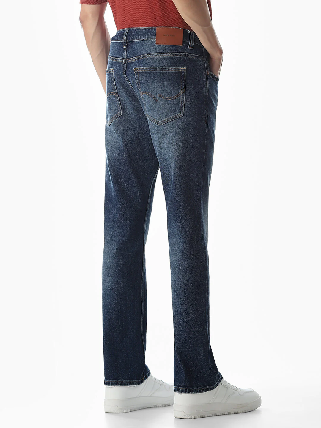 Clark Regular Fit Jeans - Medium Blue - Image 3