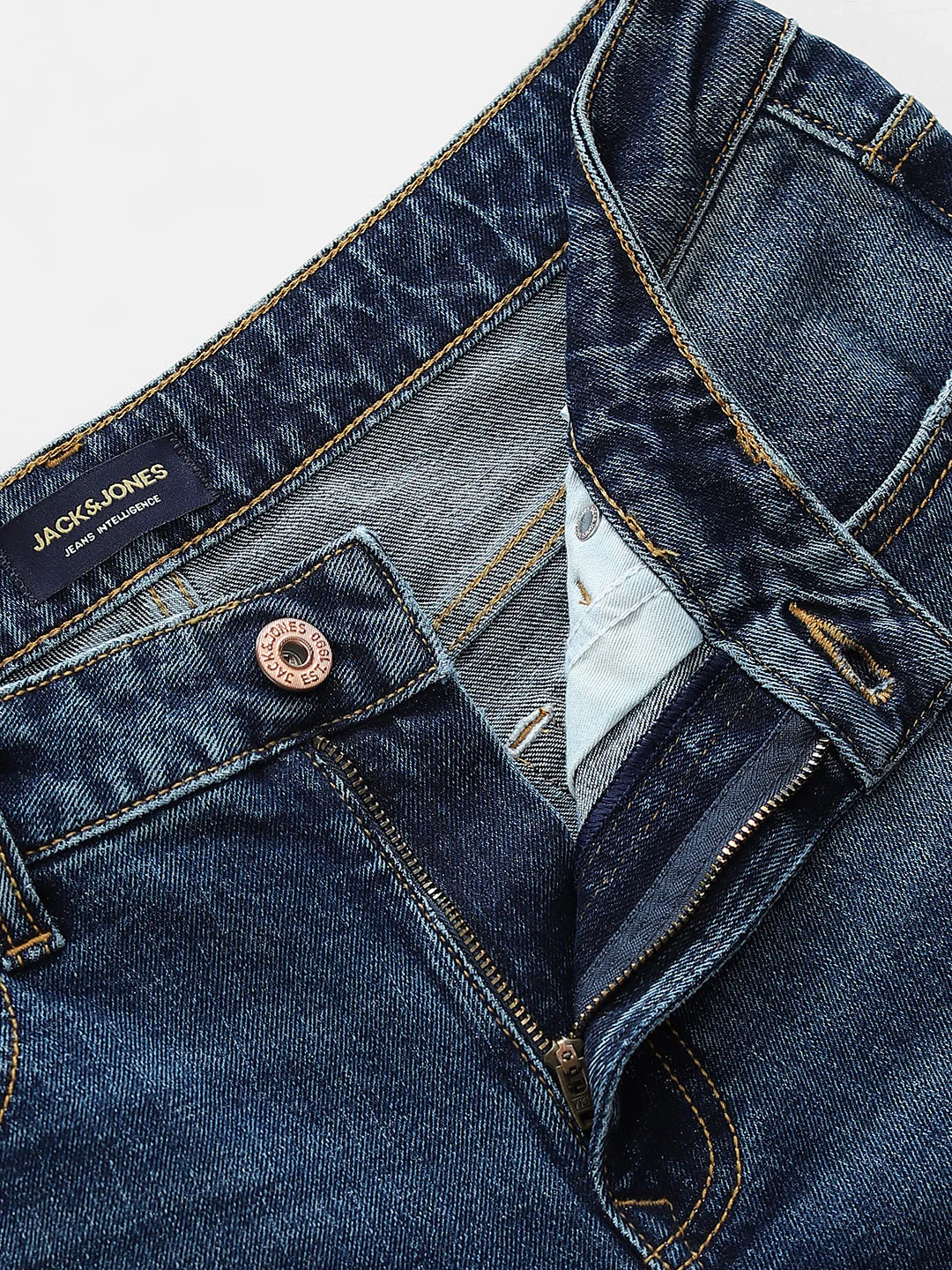 Clark Regular Fit Jeans - Medium Blue - Image 5