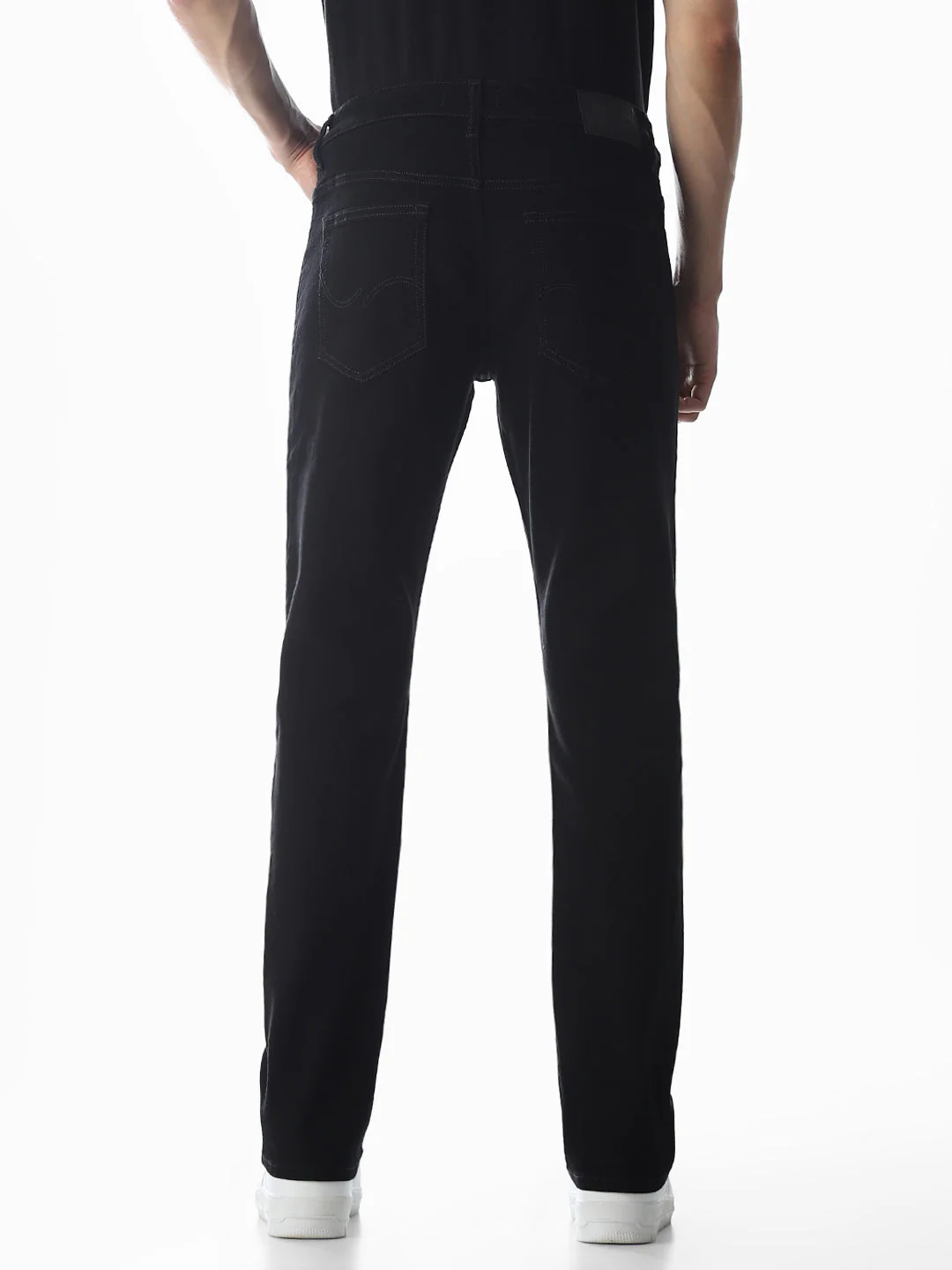 5 Pocket Ben Skinny Fit Jeans - Black - Image 3
