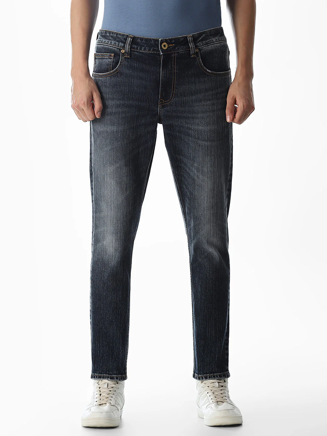 Cropped Brak Slim Fit Jeans - Image 8