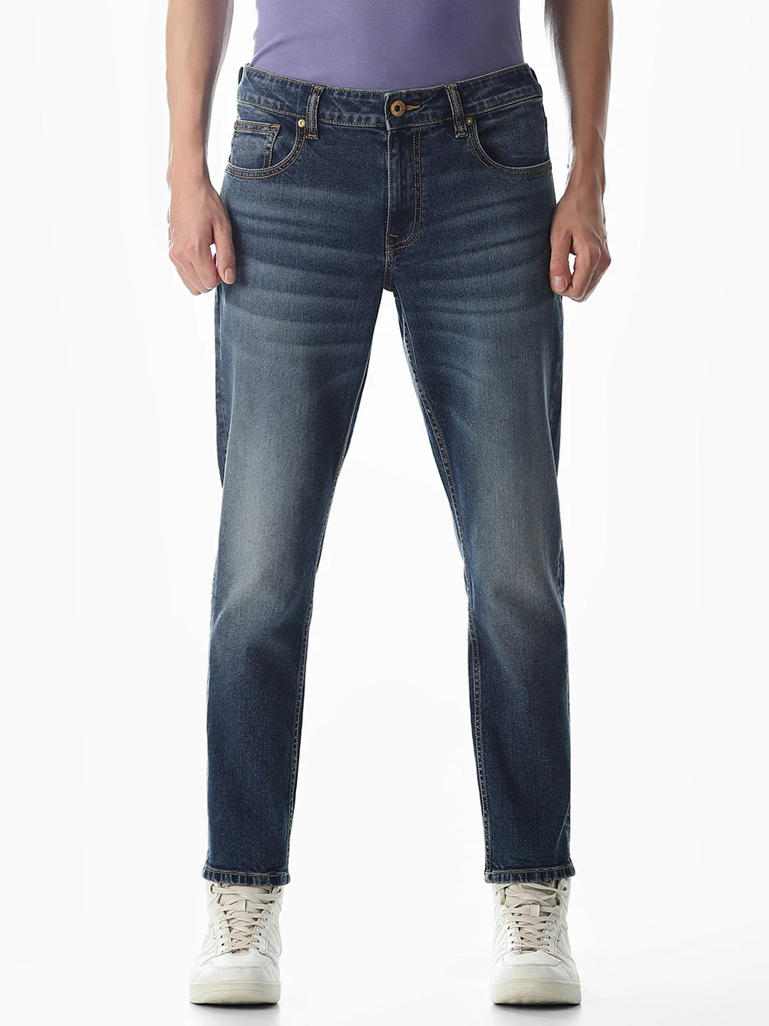 5 Pocket Cropped Brak Jeans - Image 8