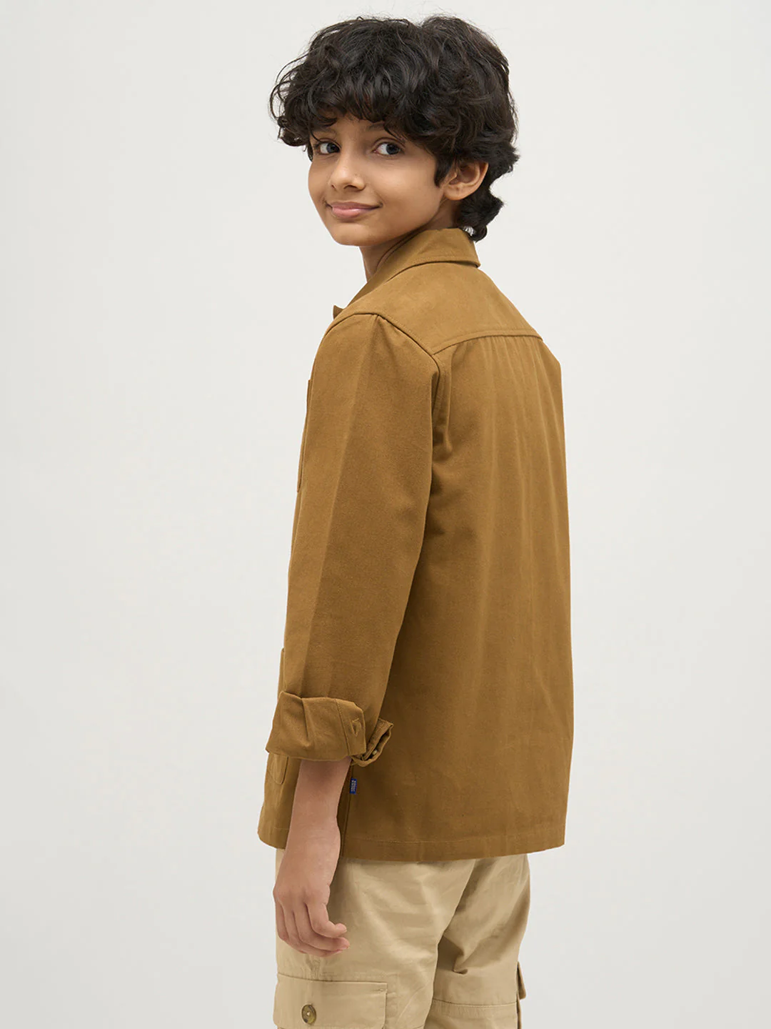 Boys 3 Pocket Cotton Shacket - Image 4
