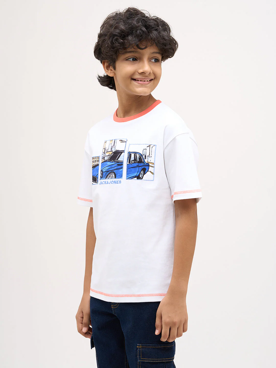 Boys Printed Oversized T-shirt - Image 3