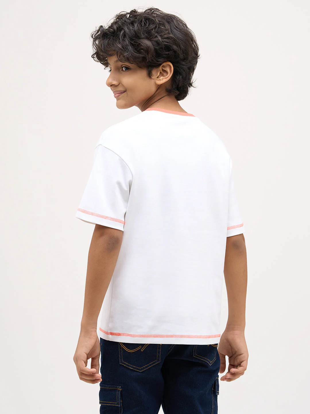 Boys Printed Oversized T-shirt - Image 4