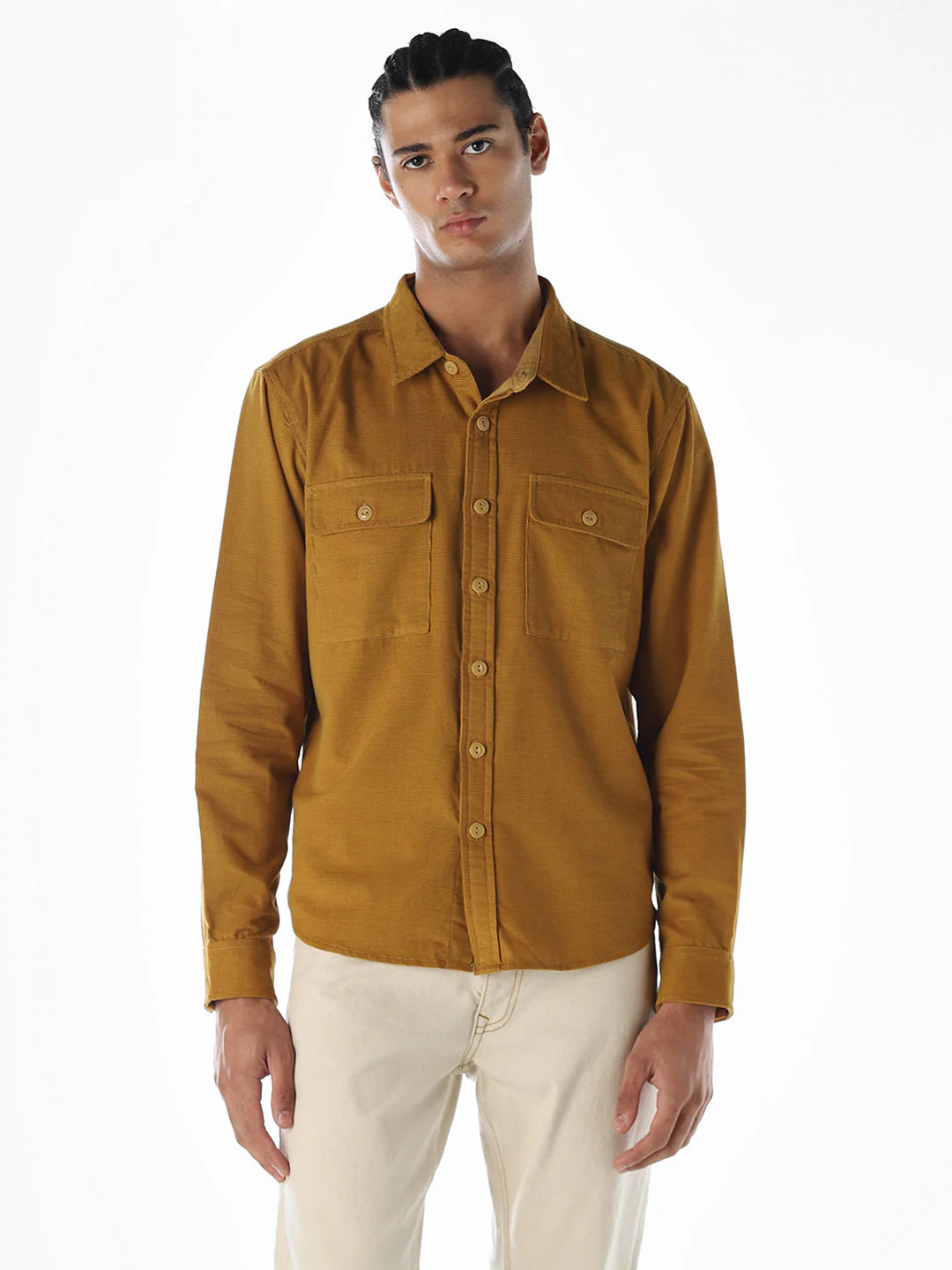 Cotton Full Sleeves Overshirt - Image 2