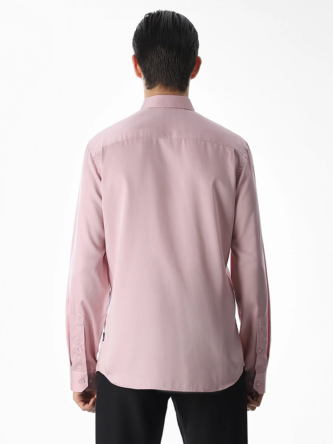 Pink Tencel Formal Shirt - Image 9