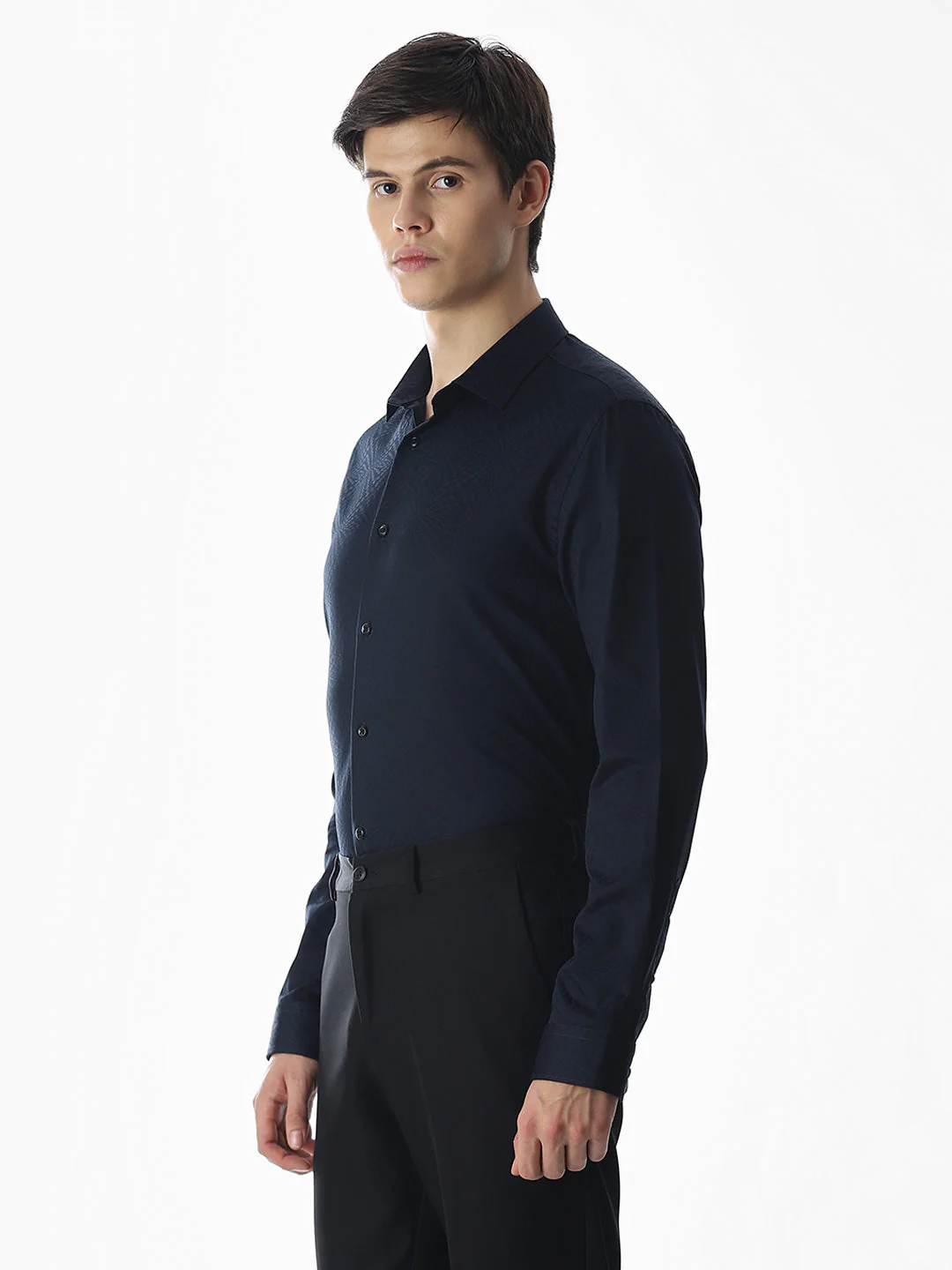 Jacquard Printed Cotton Shirt - Image 3
