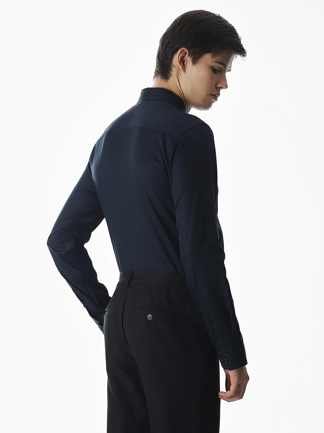 Jacquard Printed Cotton Shirt - Image 4