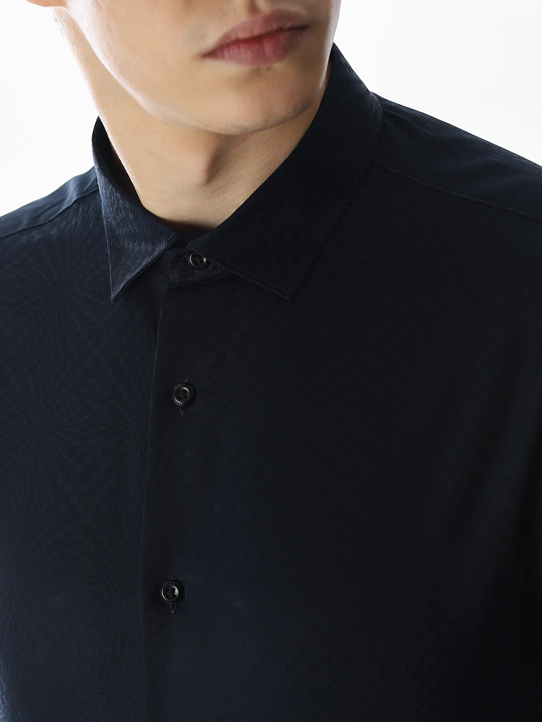 Jacquard Printed Cotton Shirt - Image 5
