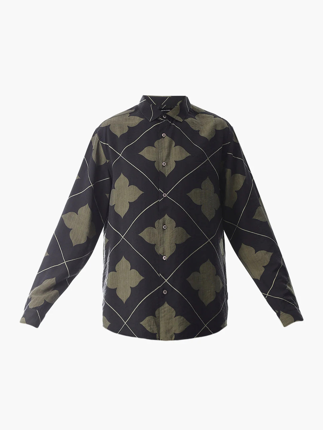 Slim Fit Printed Short Sleeves Shirt - Image 7