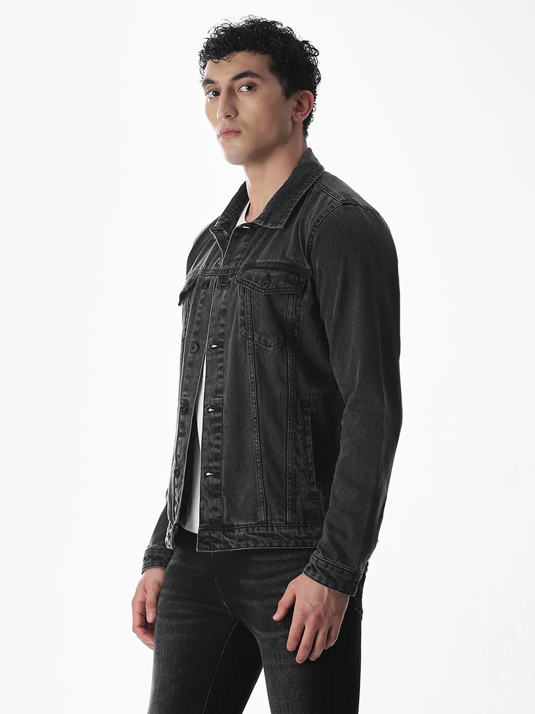 Chest Pocket Denim Jacket - Image 3