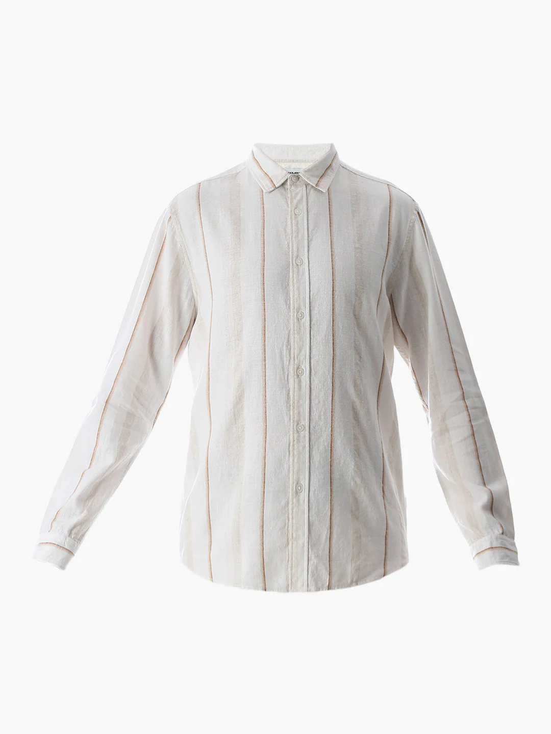 Regular Fit Striped Shirt - White - Image 7