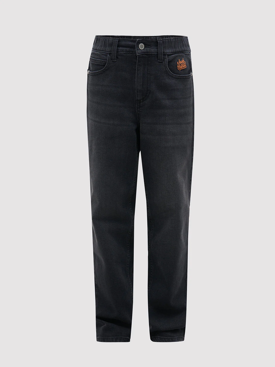 Grey Cotton Loose Fit Jeans - Image 7