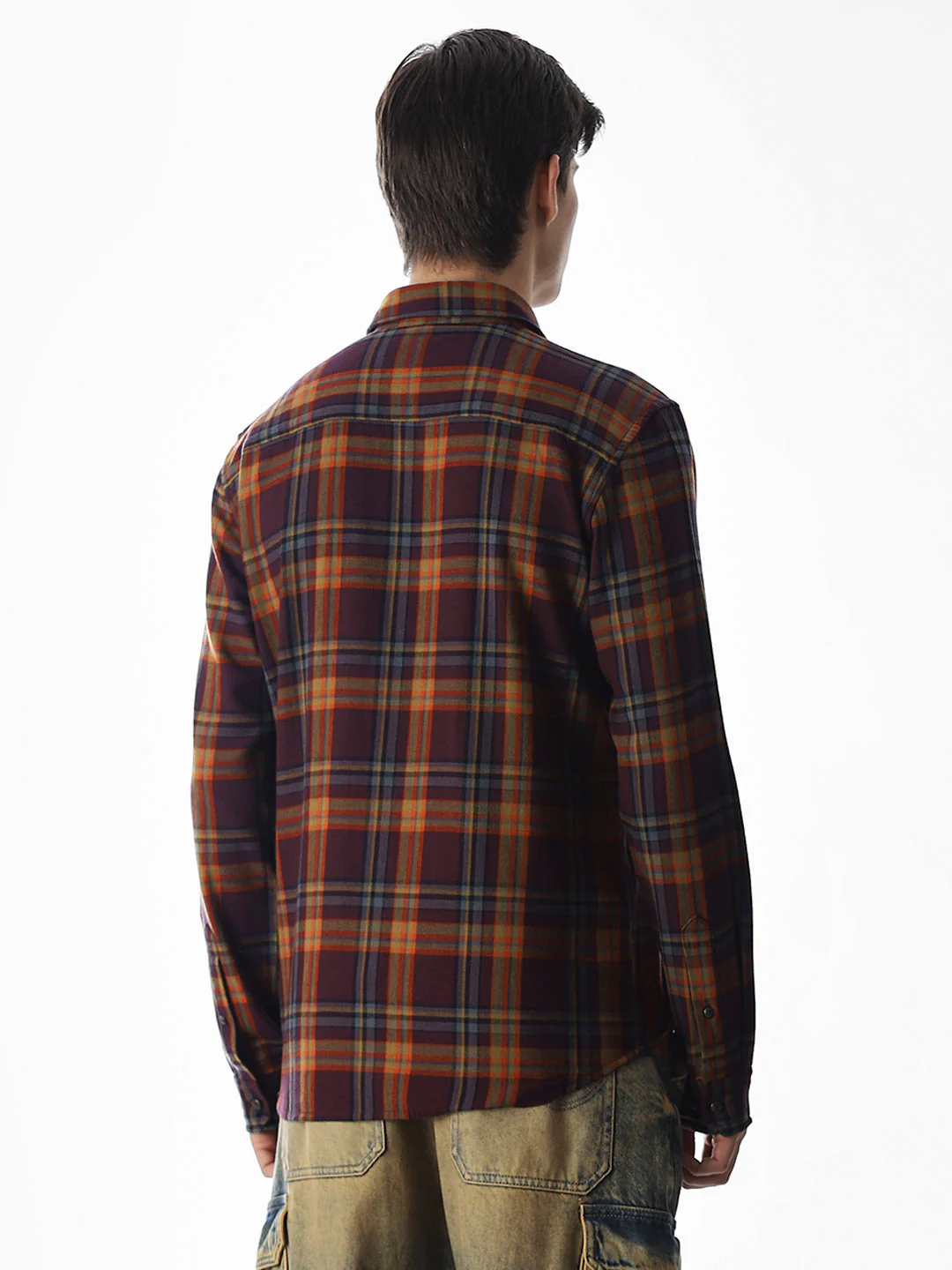Striped Cotton Full Sleeves Shirt - Image 4