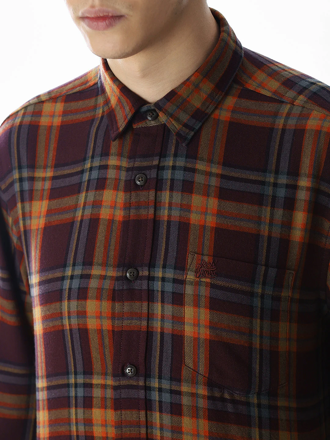 Striped Cotton Full Sleeves Shirt - Image 5
