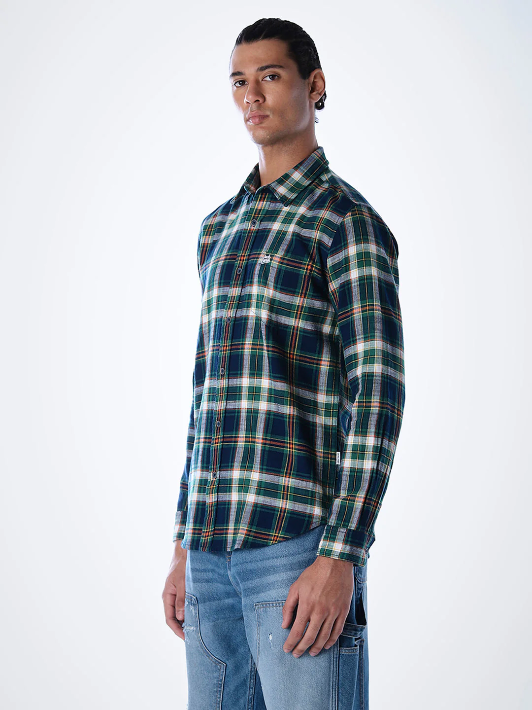 Regular Fit Check Cotton Shirt - Image 3