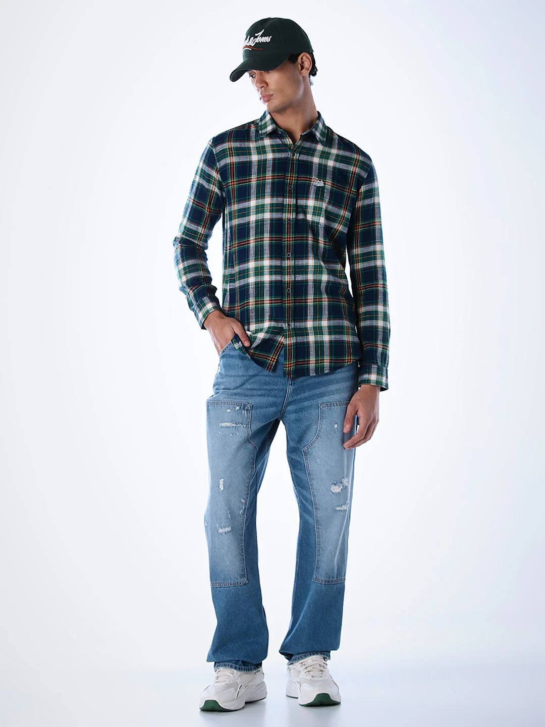 Regular Fit Check Cotton Shirt - Image 6