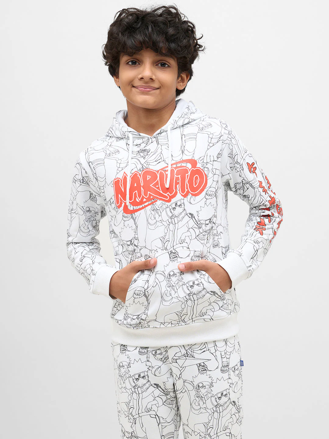 Boys Ninja Clash Naruto Hoodie - Image 2