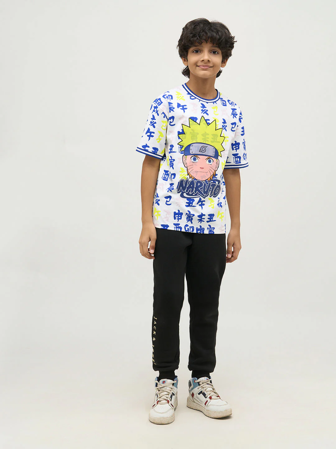 Boys Naruto Print Cotton T-shirt - Image 5