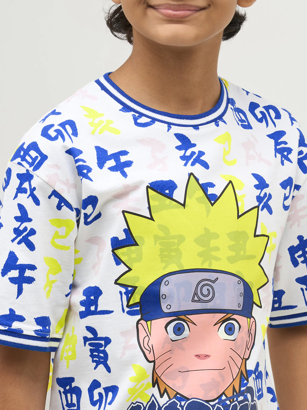 Boys Naruto Print Cotton T-shirt - Image 6