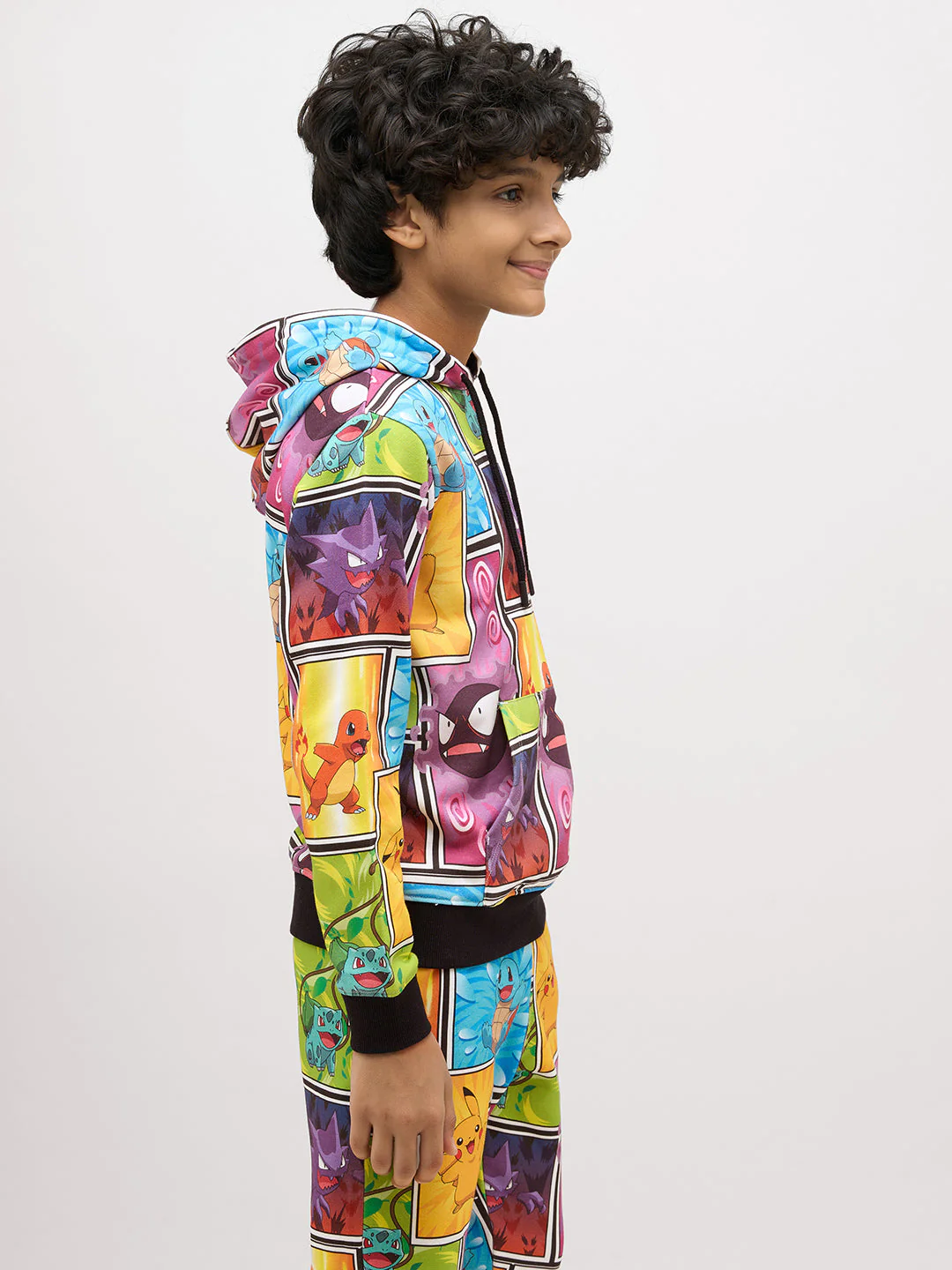Boys Multi-Pokemon Print Hoodie - Image 3